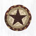 Capitol Importing Co 5 x 5 in. Burgundy Star Printed Round Coaster 31-IC357BS